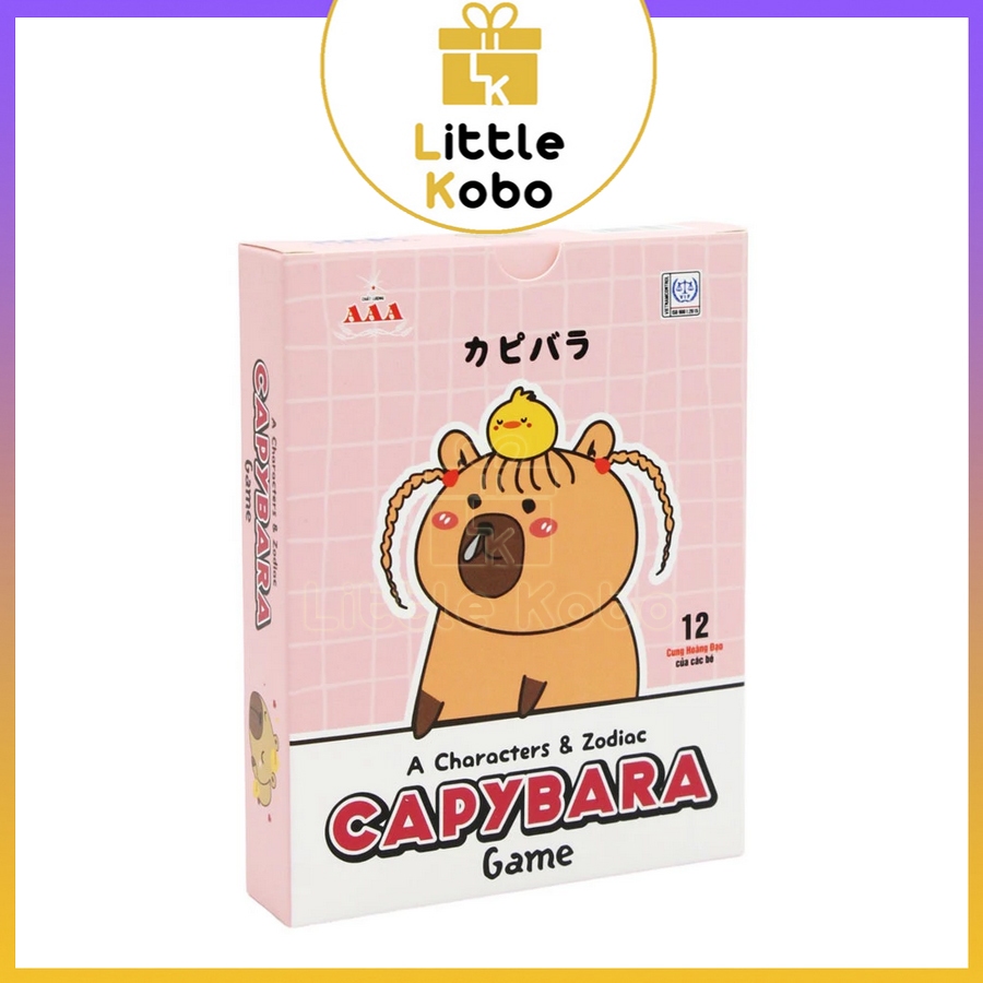 [LHT] Boardgame Capybara 12 Zodiac Character & Zodiac ของเล่นเด็กการ์ดเกม