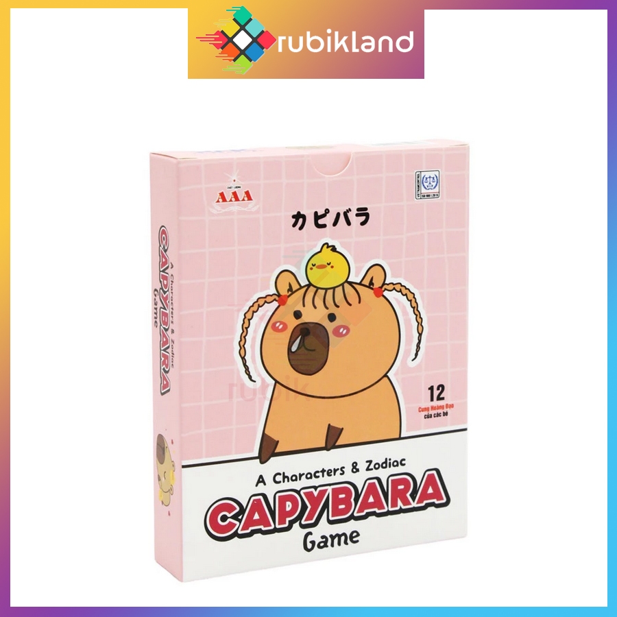 [LHT] Boardgame Capybara 12 Zodiac Character & Zodiac ของเล่นเด็กการ์ดเกม