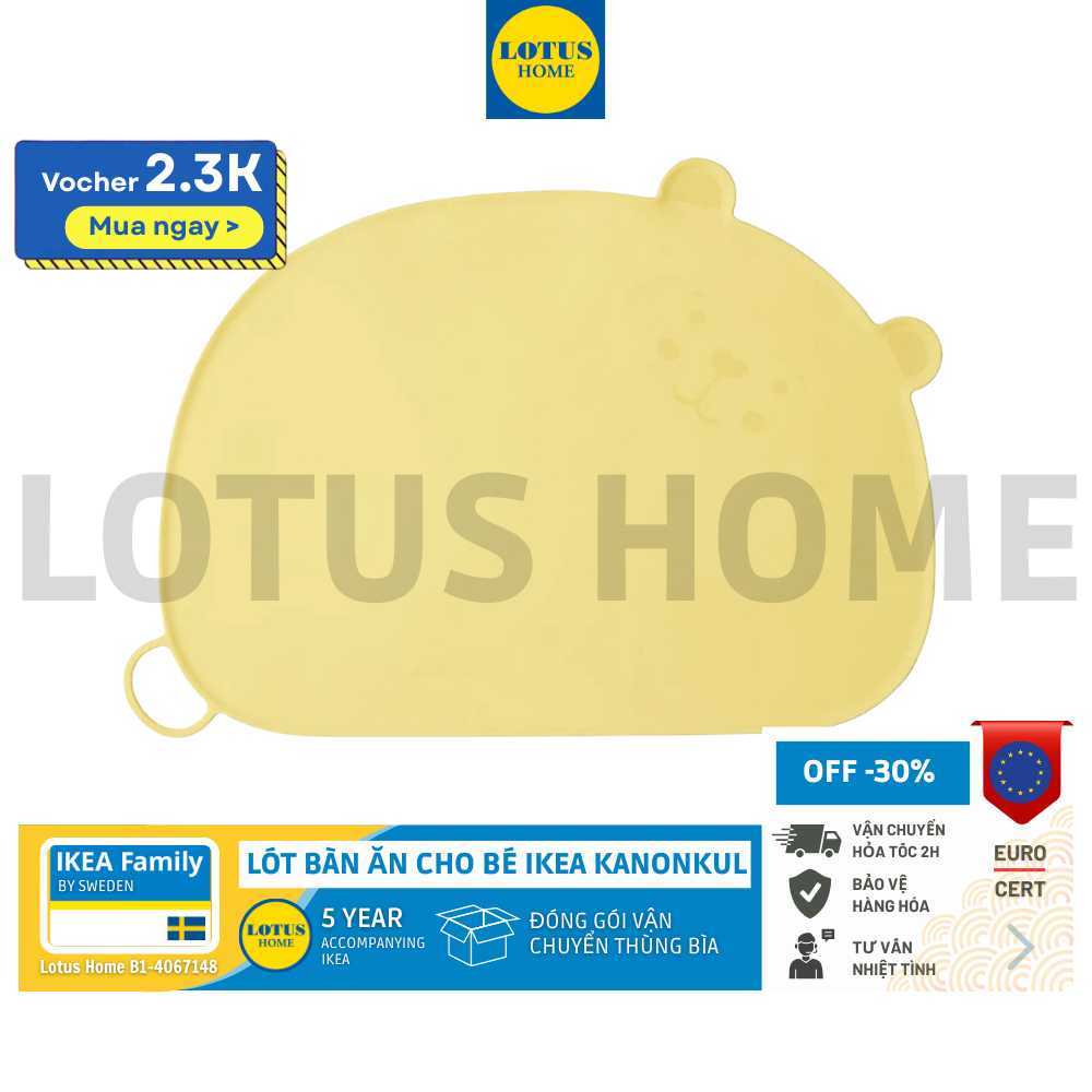 IKEA เสื่อโต๊ะเด็กสําหรับอาหารหย่านม IKEA KANONKUL