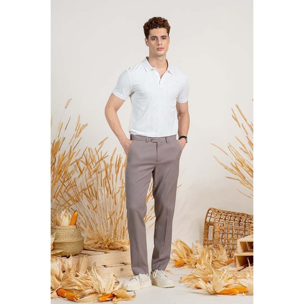 กางเกงขายาวผู้ชายทรงสลิมฟิต DP26SS04M-EPSC SKU: DP26SS04M-EPSC