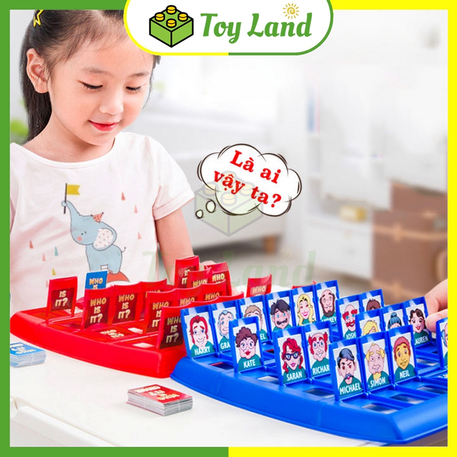 Boargame Who Is It ของเล่น Guess Who I Am การต่อสู้ 2 ชั้น การฝึกหน่วยความจําที่น่าสนใจและสนุก