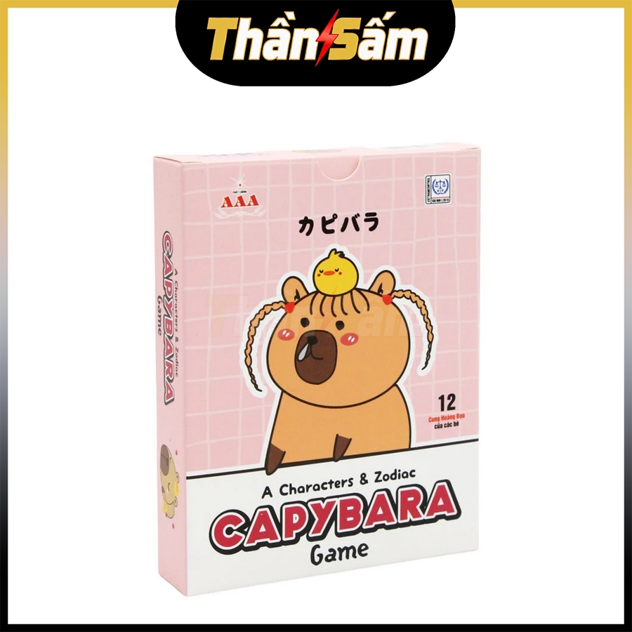 [LHT] Boardgame Capybara 12 Zodiac Character & Zodiac ของเล่นเด็กการ์ดเกม