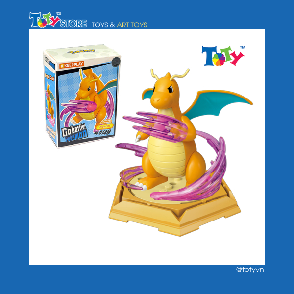 [GENUINE] โมเดล - ไปต่อสู้! Pokémon Vol 2-Dragonite - Keepplay - PP14