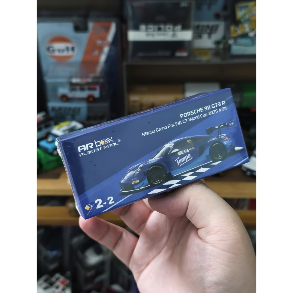 ARbox Porsche 911 GT3 R Macau Grand Prix FIA GT World Cup 2025 รถโมเดล - สเกล 1:64