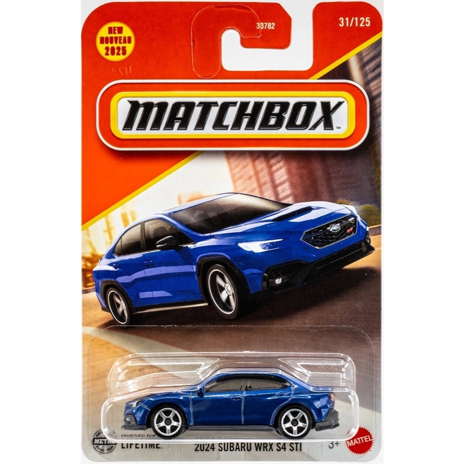 Matchbox 2024 Subaru WRX S4 STI โมเดลรถแข่งกีฬา