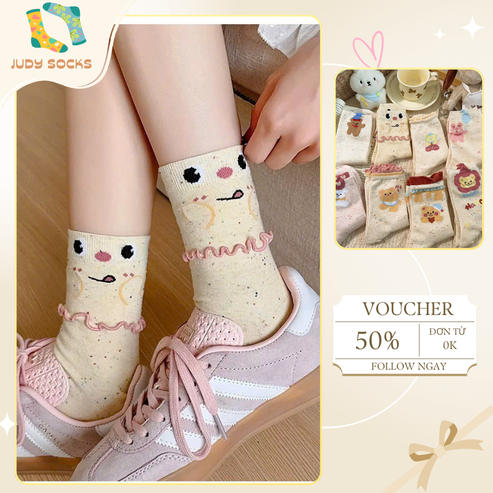 ชุดถุงเท้า 5 ชิ้น "SWEET CANDY BEAR" – เสริมสร้าง GENTLENESS FROM THE FEET TT72