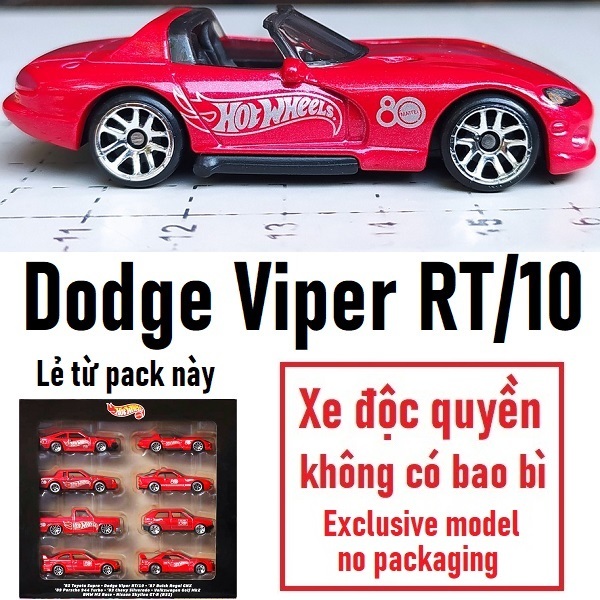 Hot Wheels Dodge Viper RT/10 รถโมเดล