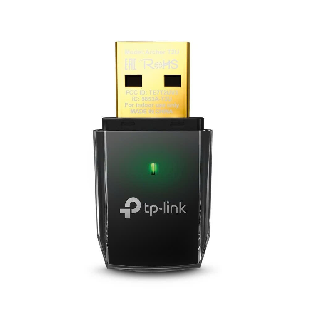 TP Link ตัวรับสัญญาณ Wifi ดูอัลแบนด์ USB Tp Link Archer T2U AC600