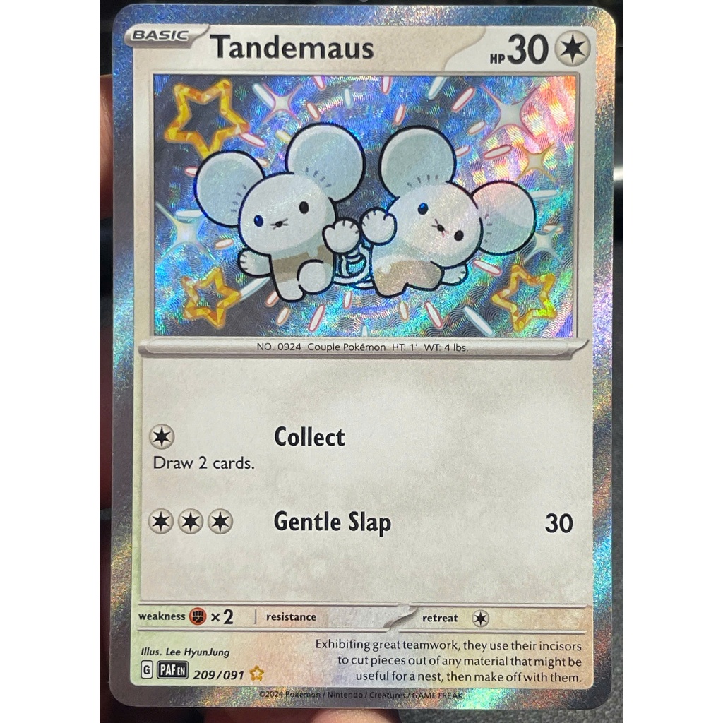 [KW2 Pokemon] [EN] การ์ด Tandemaus - 209/091 - Shiny Rare