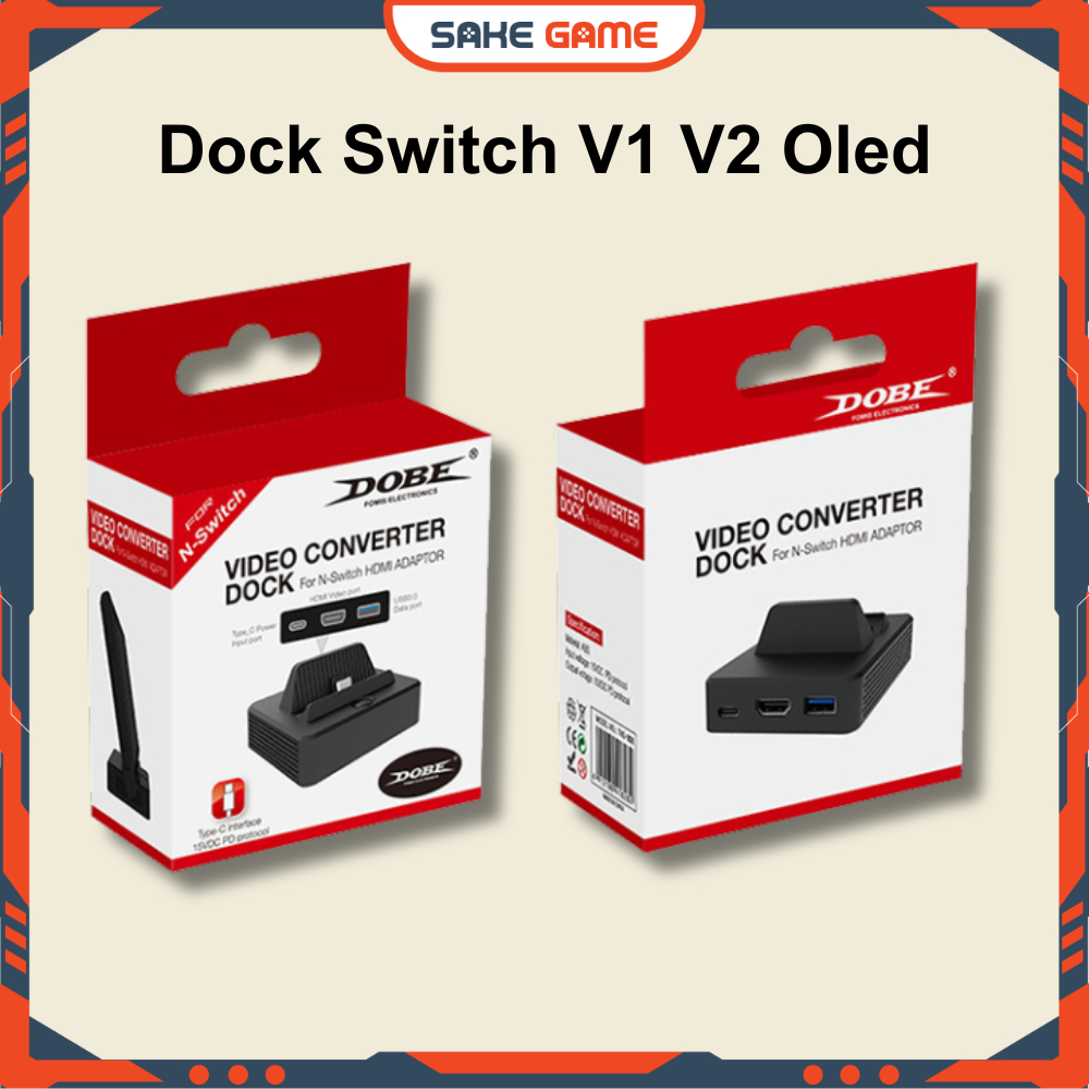 Dock Nintendo Switch V1 V2 Oled Dobe TNS-1828 Nintendo Switch Dock V1 V2 Oled Dock Switch V1 V2 Oled
