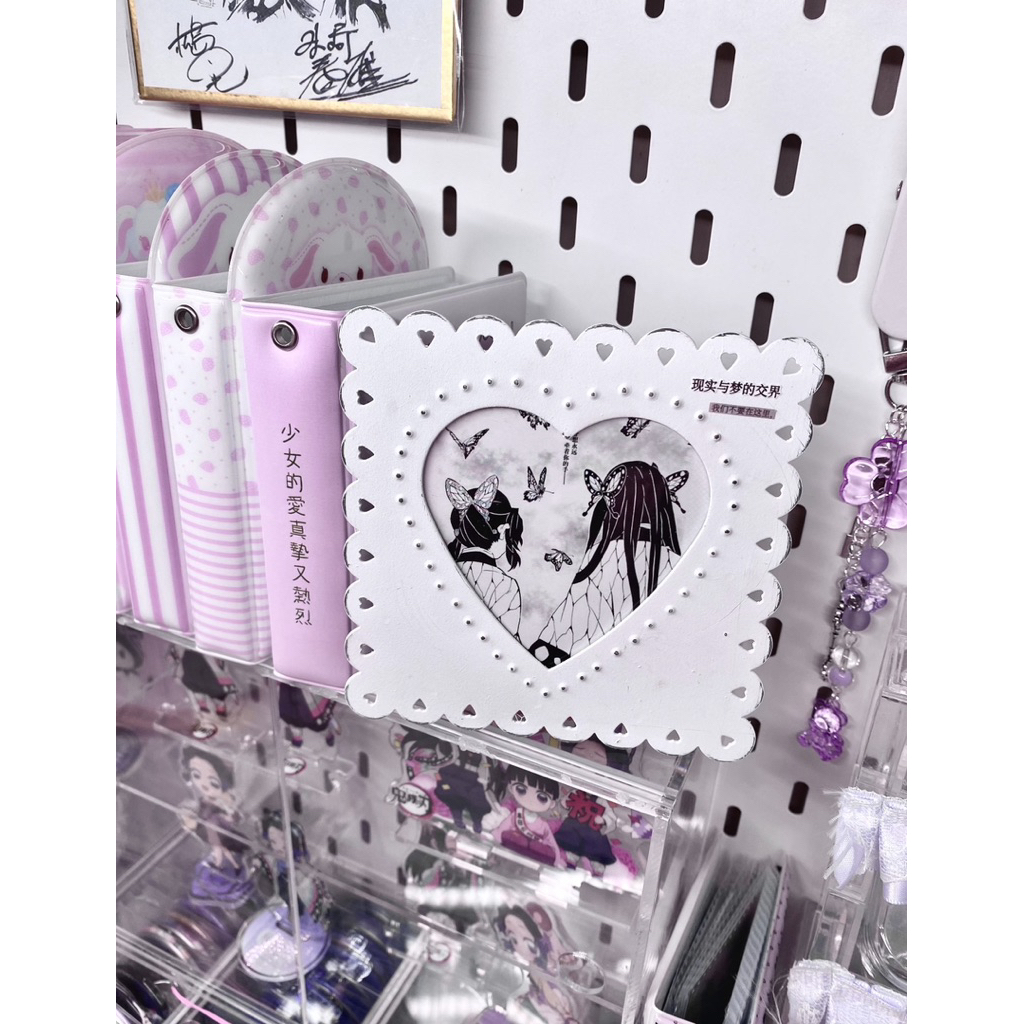 กรอบรูปที่ระลึกหัวใจตั้งโต๊ะ 11x11ซม