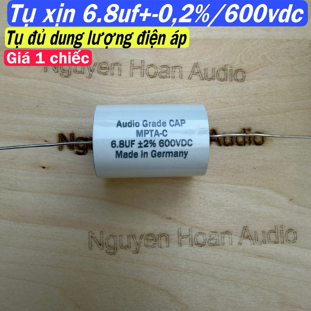 คาปาซิเตอร์ 6.8uf/600vdc