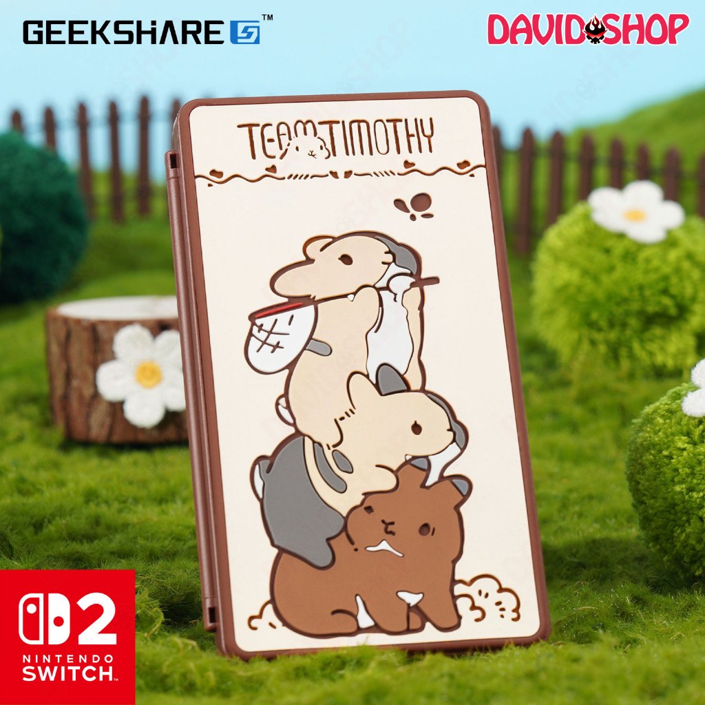 เคสเทปและการ์ดหน่วยความจํา microSD (GeekShare) Team Timothy - Nintendo Switch 2 / Nintendo Switch OL
