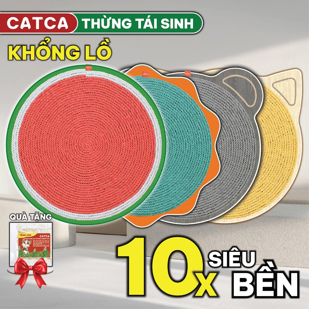 CATCA GIANT ที่ลับเล็บลบได้ ทนทานสุดๆ และไม่ตกเศษ ฐานไม้ยักษ์ 59cm/23inch