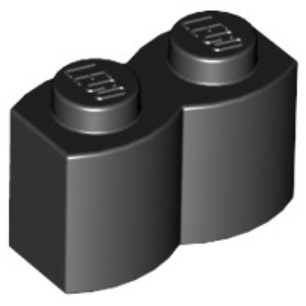 Brick Modified 1 x 2 พร้อม Log Profile – Part ID 30136