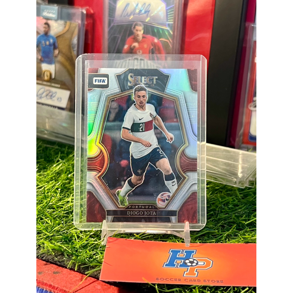 Diogo Jota Silver Mezzanine Panini Select 2022/23 การ์ดฟุตบอล