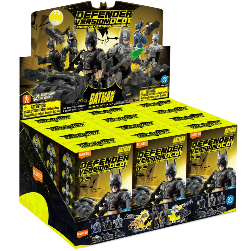 SET Blokees Figures - DC - DV01- ชุดประกอบตํานานแบทแมน