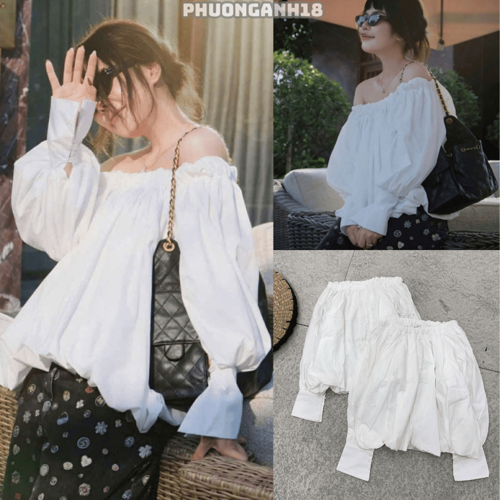 QC เสื้อปาดไหล่ผู้หญิง A4733