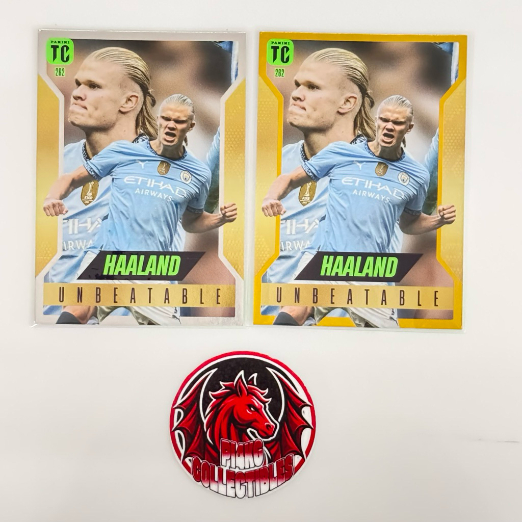 [SUPER RARE] Haaland Unbeatable Panini Top Class 2024/25 Football Card (ฟรีการ์ดสุ่ม + toploader + แ