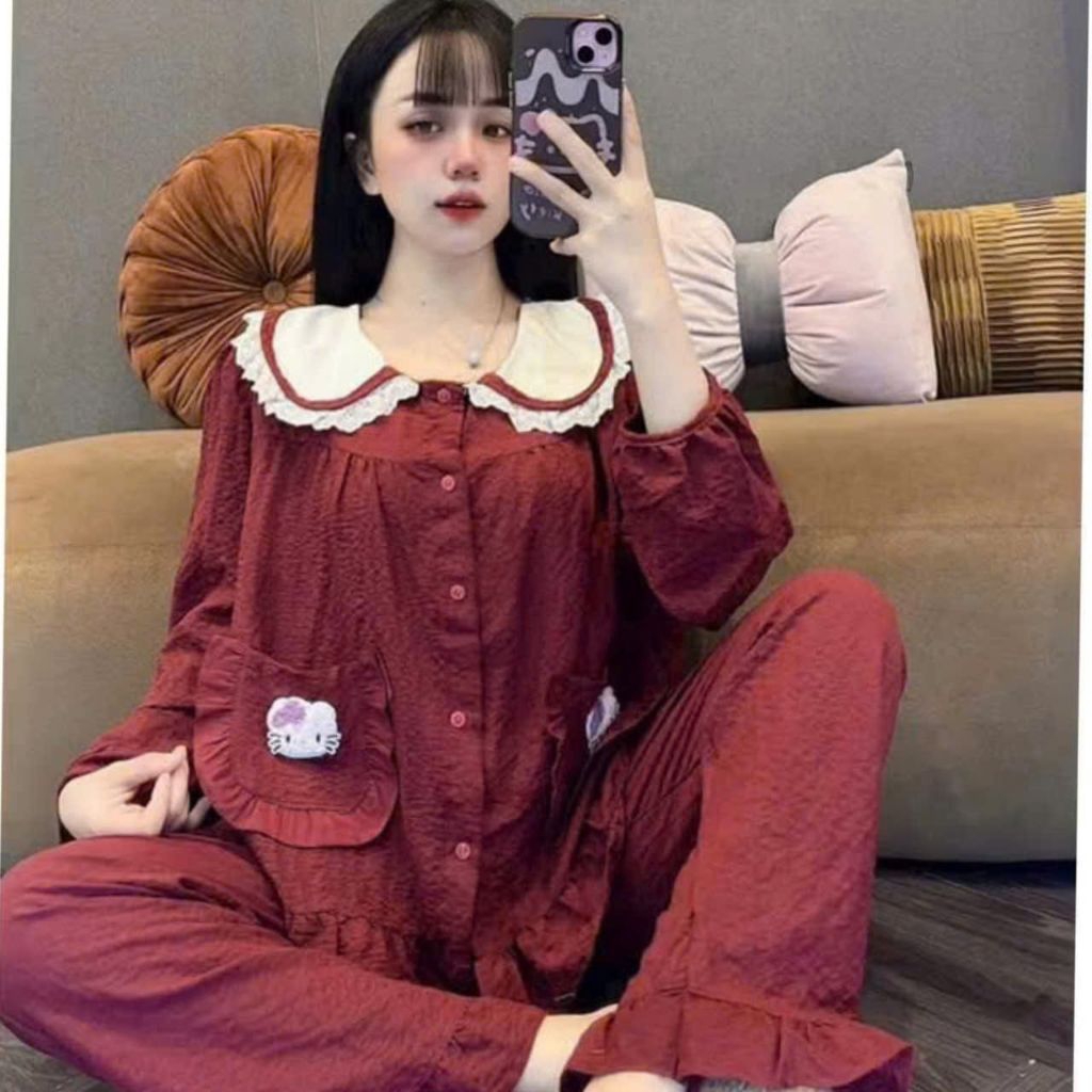 LONG PYJAMA SET WITH FOAM BAG CHAM HLKT