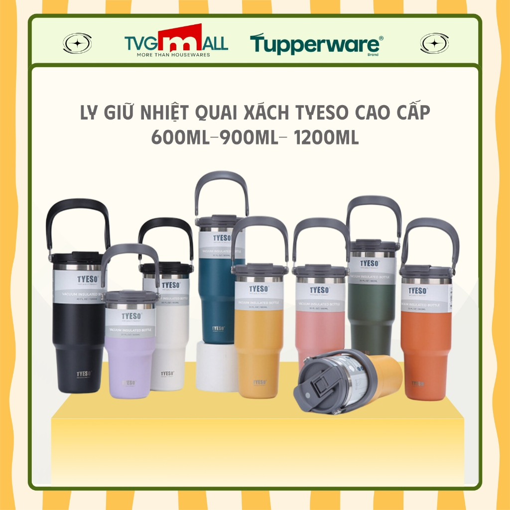 Tyeso Premium Handle Thermos Cup 600ml/ 900ml/ 1200ml สะดวกและปลอดภัย