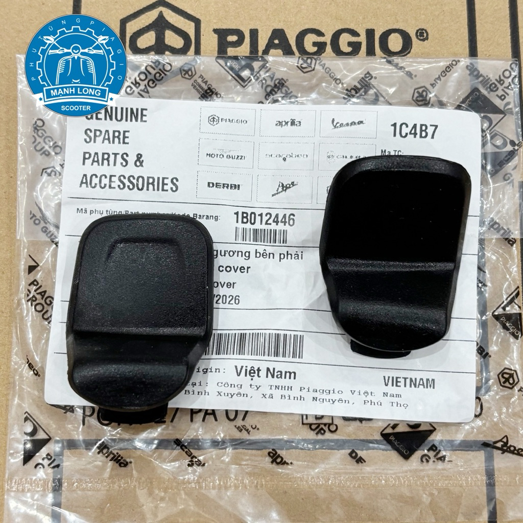 ของแท้ Piaggio Vespa Sprint 2024 ฝาครอบกระจกมองข้างซ้ายและขวา – ฝาครอบกระจก Sprint – 1B012445 1ข012446