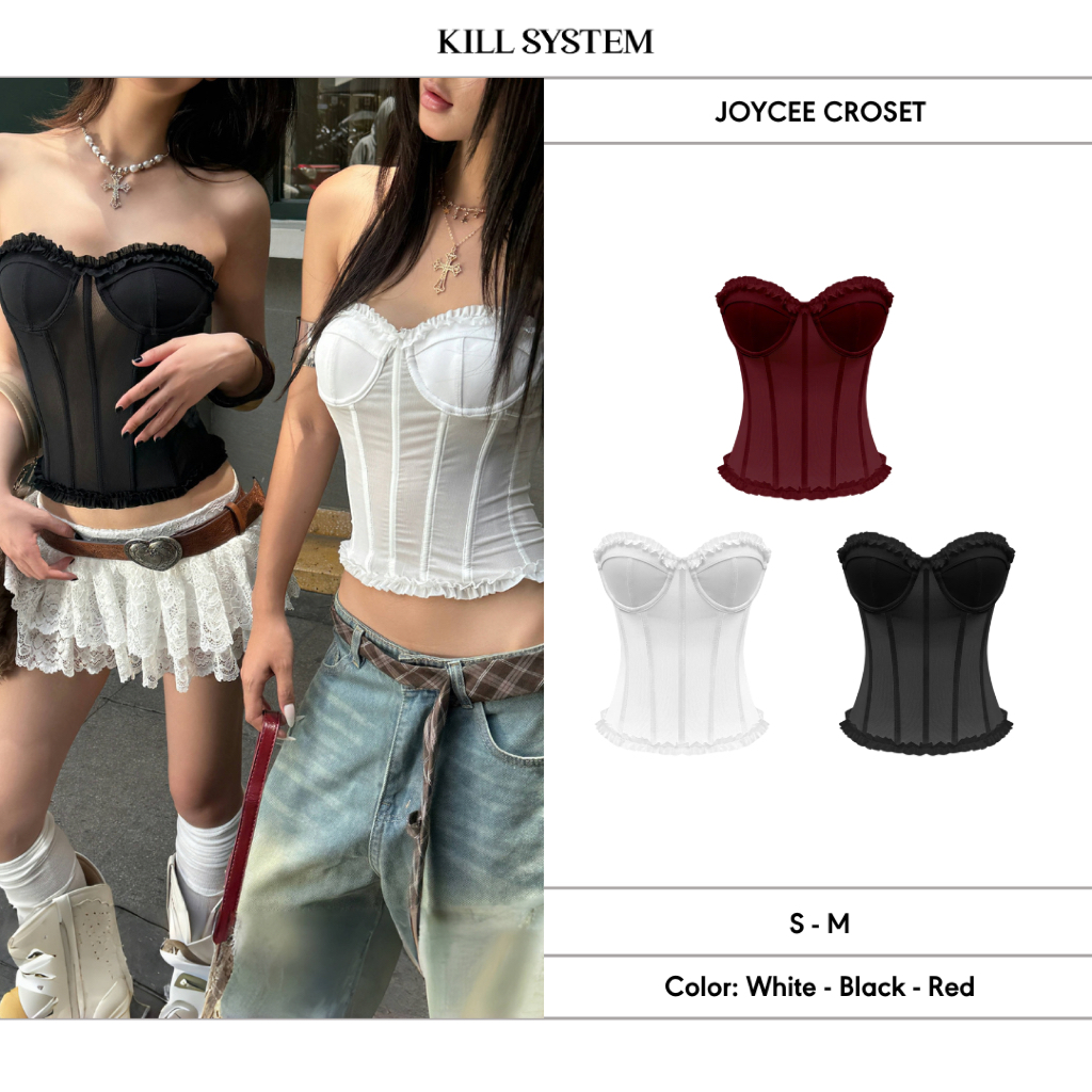 JOYCEE - KILL SYSTEM เสื้อซีทรูเซ็กซี่
