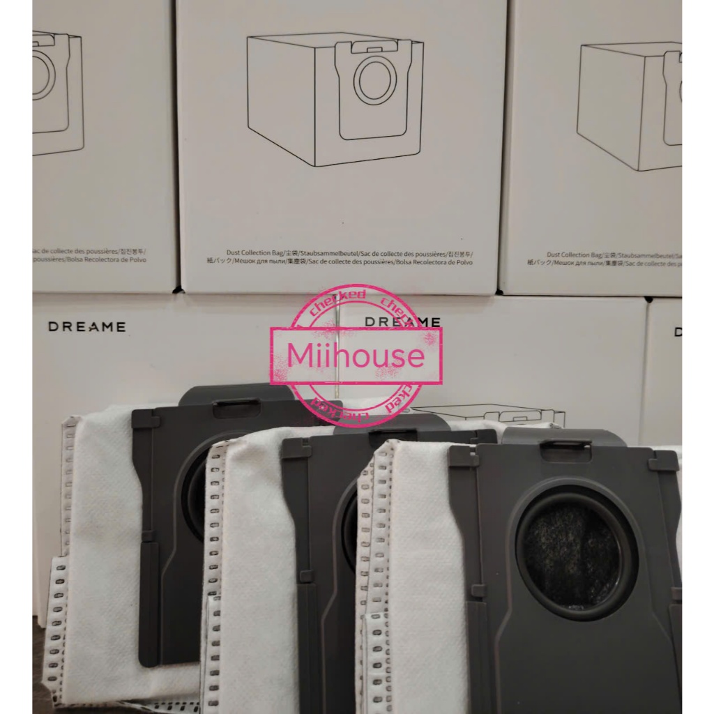 กล่องถุงขยะหุ่นยนต์ 3 ใบ Dreame D20 Ultra, L10s Ultra, L20 Ultra, X30 Ultra, L30s ultra, X40 Ultra /