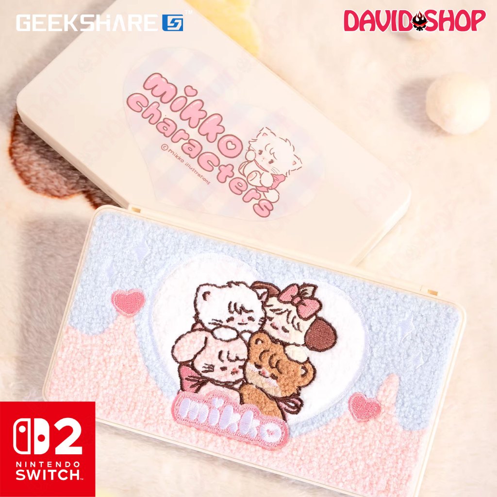 เคสเทปและการ์ดหน่วยความจํา microSD (GeekShare) Mikko - Nintendo Switch 2 / Nintendo Switch OLED, V1,