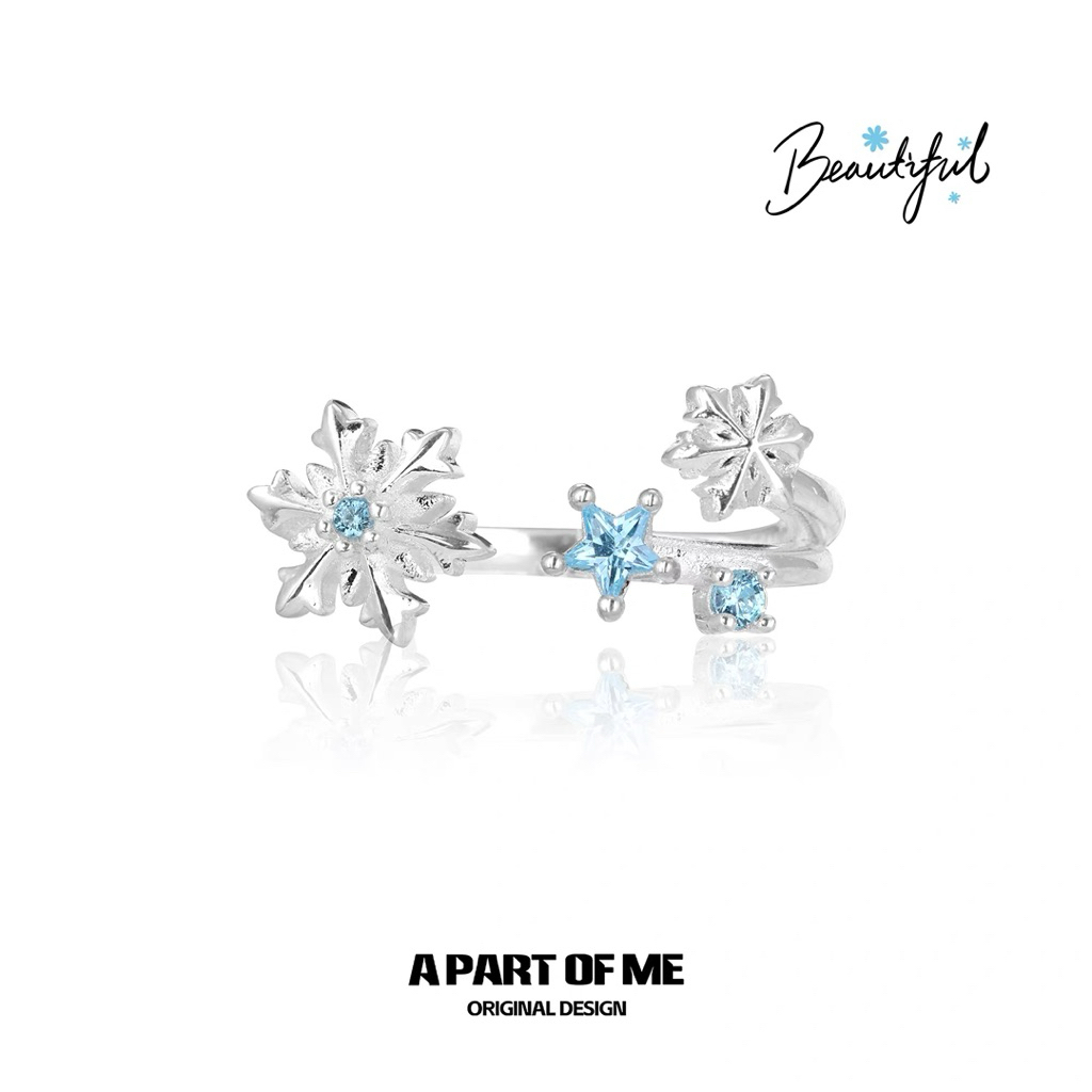 [summerfling] S925 Silver Ring Snowflakes Collection โดย APOM - A Part Of Me
