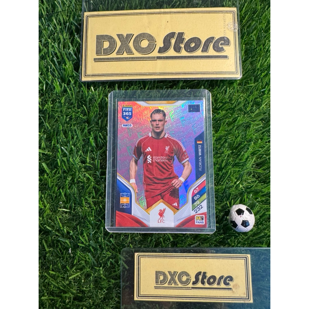 [ ของแท้ ] - PINK PARALLEL - FANS FAVOURITE - PANINI FIFA 365 2026 - FLORIAN WIRTZ (LIVERPOOL)