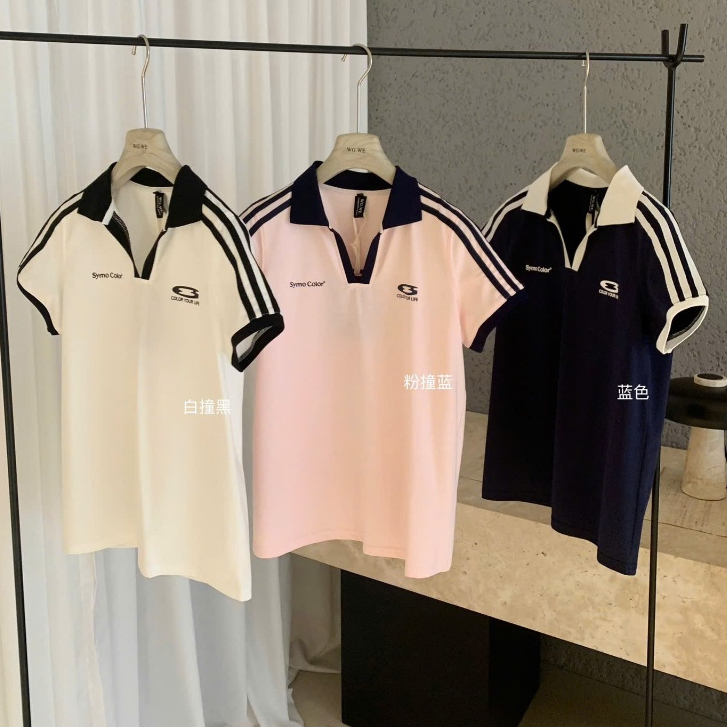 WGWE• สวยๆ 8623 wgwe 8623 wgwe เสื้อยืดแขนกุดลายทาง QC size SM