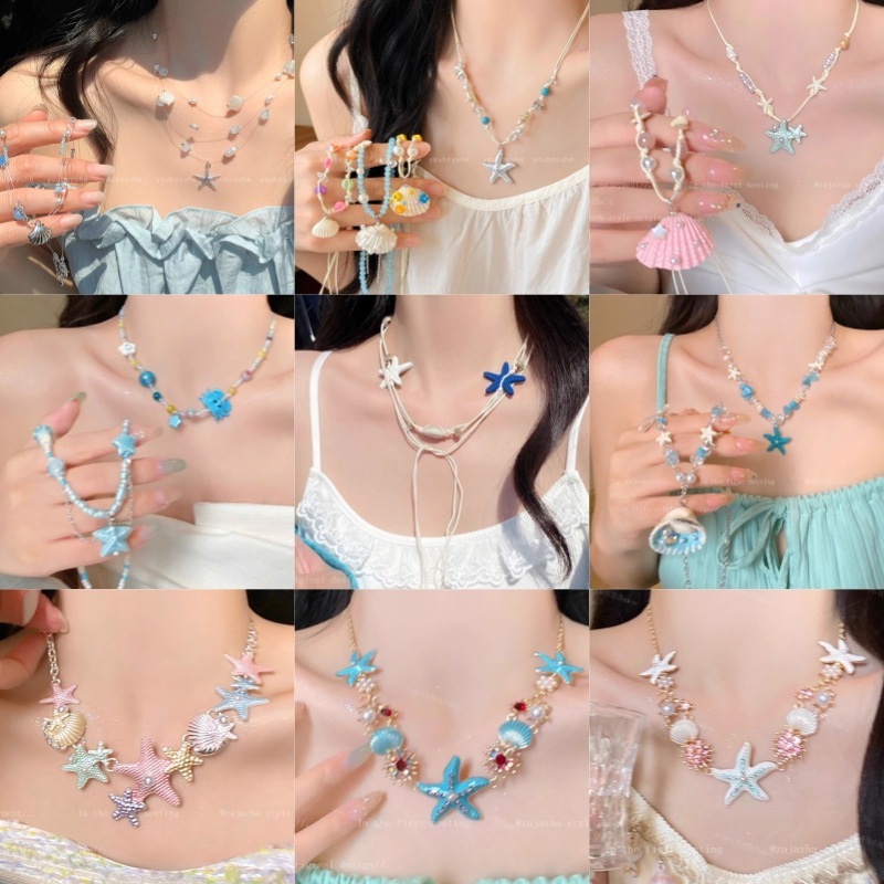 สร้อยคอ SEA STAR – MERMAID STYLE SCALE SHELL ‍ ️