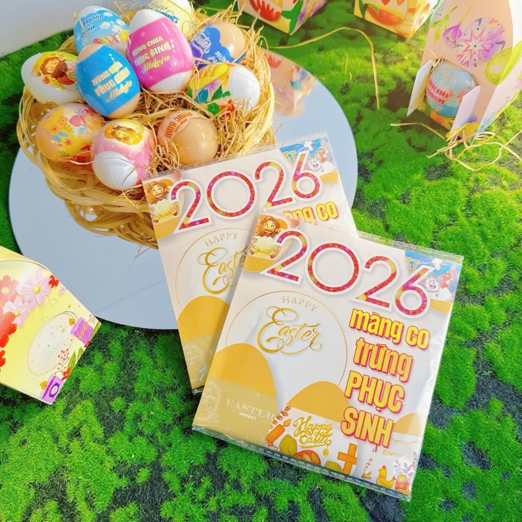 COMBO 100 ชิ้น EASTER EGG WRAPS RANDOM PATTERNS - EASTER EGG SHRINK FILM