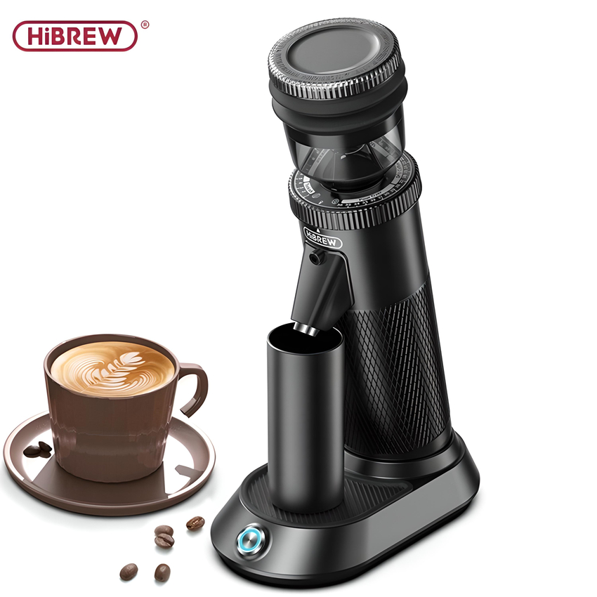 เครื่องบดเมล็ดกาแฟแบบมืออาชีพ เดี่ยว ปริมาณ แบบบูรณาการ 36 โหมดการบด แบรนด์อเมริกันพรีเมี่ยม HiBREW-