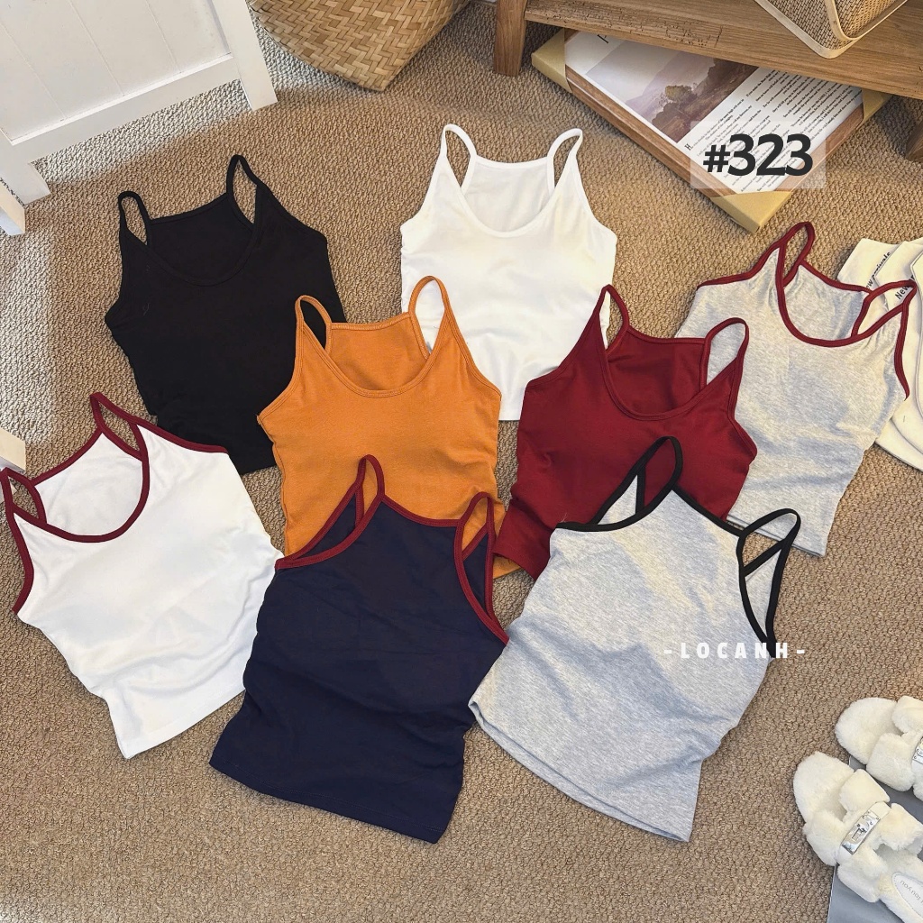 2-Strap U Neck Elastic Bra - เสื้อกล้ามเข้ารูปผู้หญิงหลายสี Freesize ภายใต้ 55kg