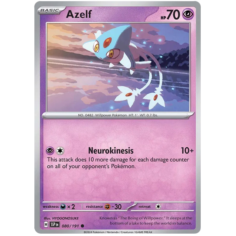 SSP - Pokemon TCG - Azelf - ทั่วไป - 080/191