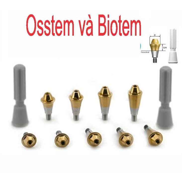 Multi Straight สําหรับพืช Osstem/Biotem และ Hiossen - สกรูอุดมสมบูรณ์สําหรับการฟื้นฟูรากฟันเทียม