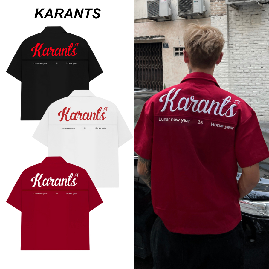 Karants Boxy Shirt กระเป๋ากล่องต่อต้านริ้วรอยลายนูนแบรนด์ท้องถิ่น 2026 ล่าสุด