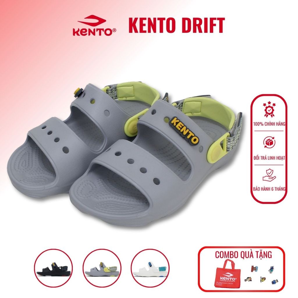 KENTO SANDAL DRIFT CLOG – พื้นรองเท้าขนาด 3 ซม. สําหรับนักเรียนไปโรงเรียนและออกไปข้างนอก