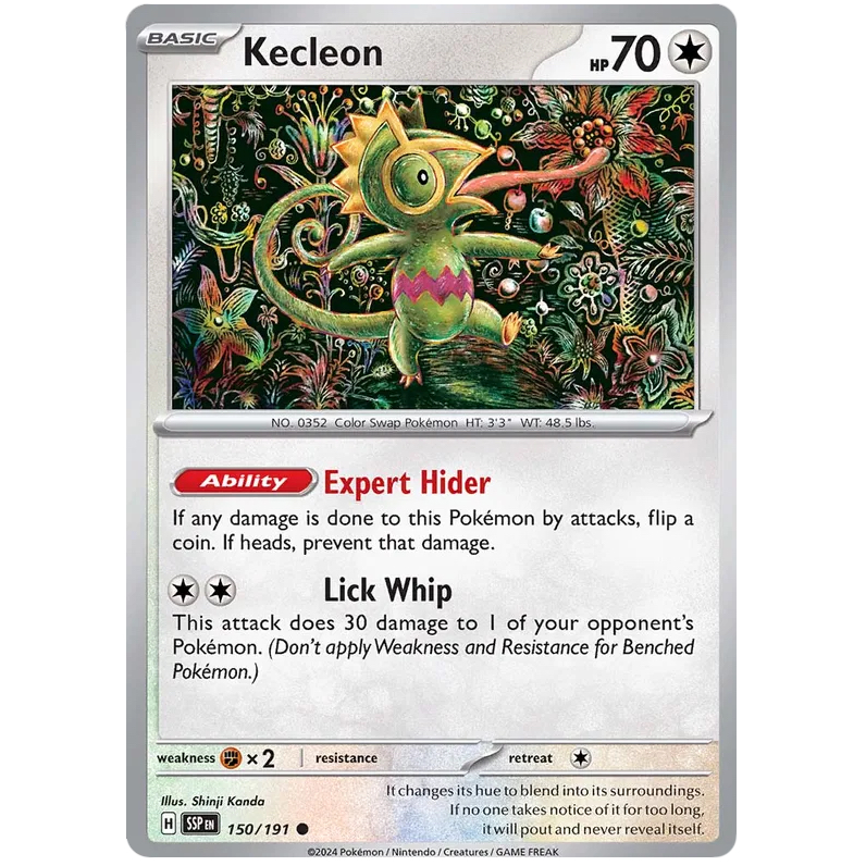 SSP - Pokemon TCG - Kecleon - ทั่วไป - 150/191