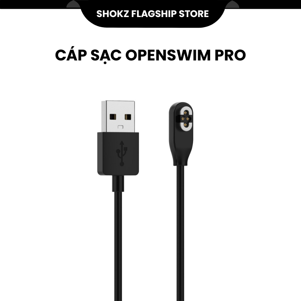 สายชาร์จ Openswim pro ยี่ห้อ: Shokz