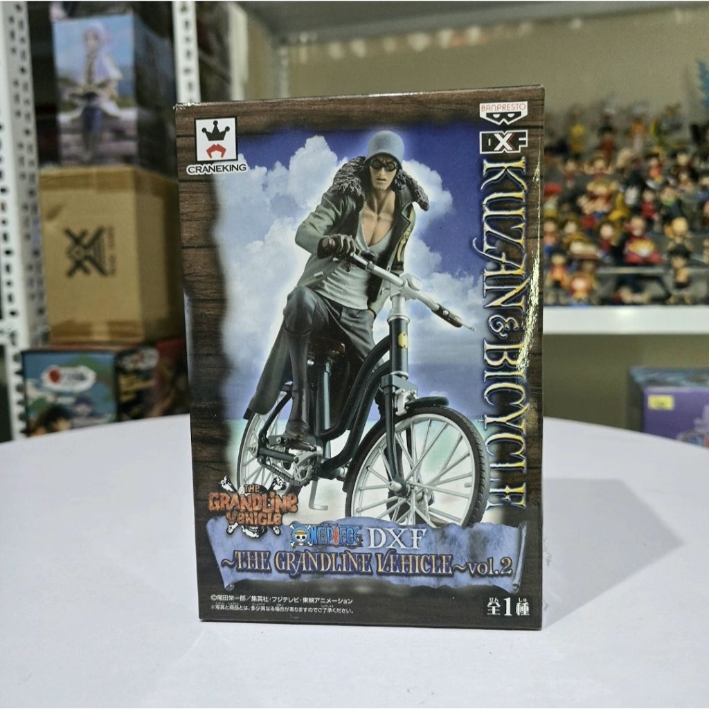 [ของแท้] One Piece Kuzan Model & Bicycle DXF - Banpresto - The Grandline Vehicle - Full Box - Kuzan 