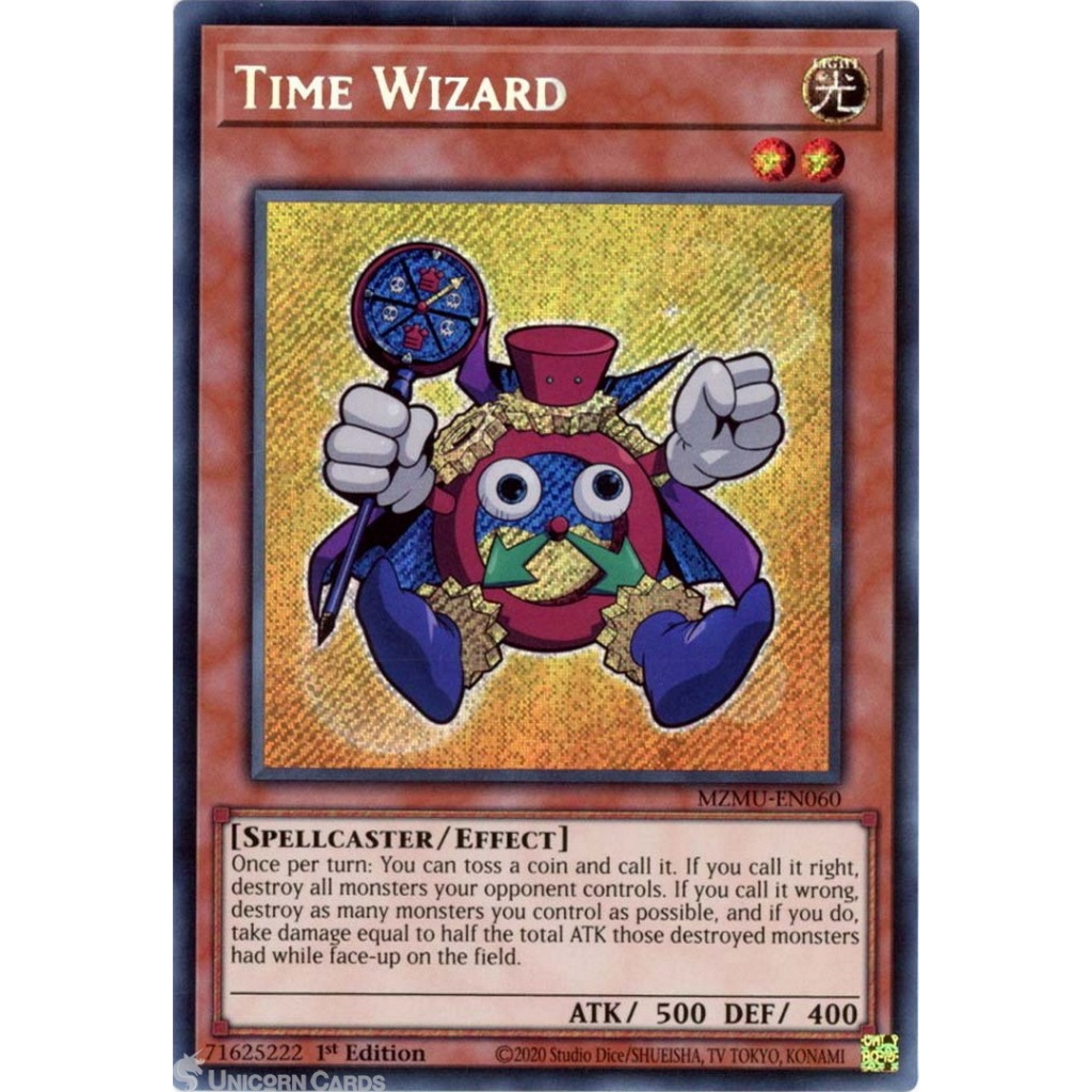 [KW2 Yugioh] [EN-UK] MZMU-EN060 Time Wizard Card : Secret Rare 1st Edition