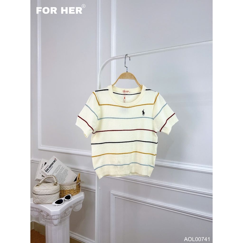 เสื้อสเวตเตอร์ลายทางสี - AOL00741 AOL00742 AOL00743 AOL00744