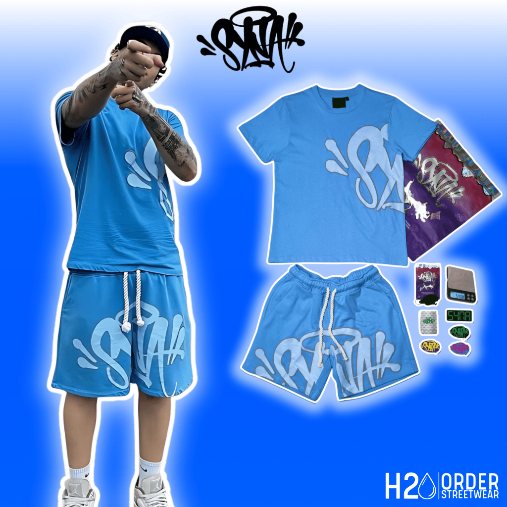 (คุณภาพดีที่สุด) Syna World Drip Smooth Cotton Blazer Set, 3D นูนพิมพ์ Blazer กางเกงขาสั้นชุดสําหรับ