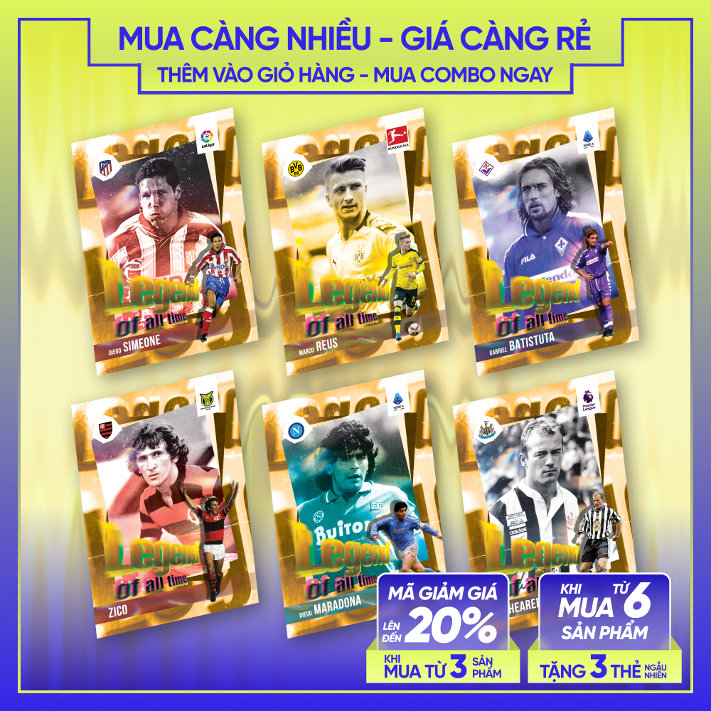 22-23 LEGEND OF ALL TIME | การ์ดนักฟุตบอล SKYLLECTA | Reus Lewandowski Marradona Zico Batistuta Shee
