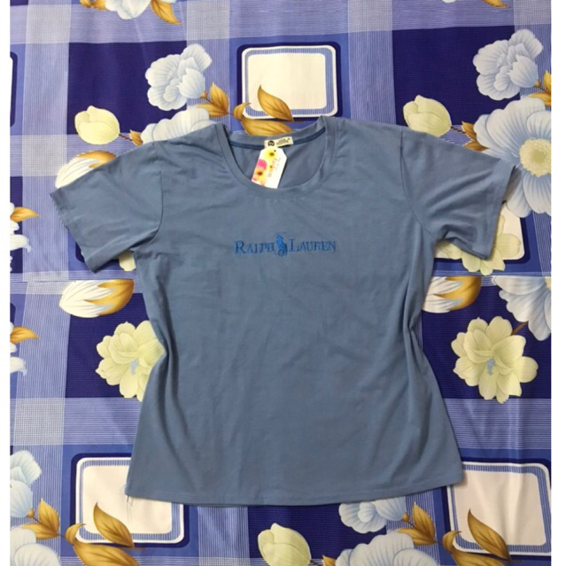 เสื้อยืดสีน้ําเงินรอบอก 52cm (104cm)