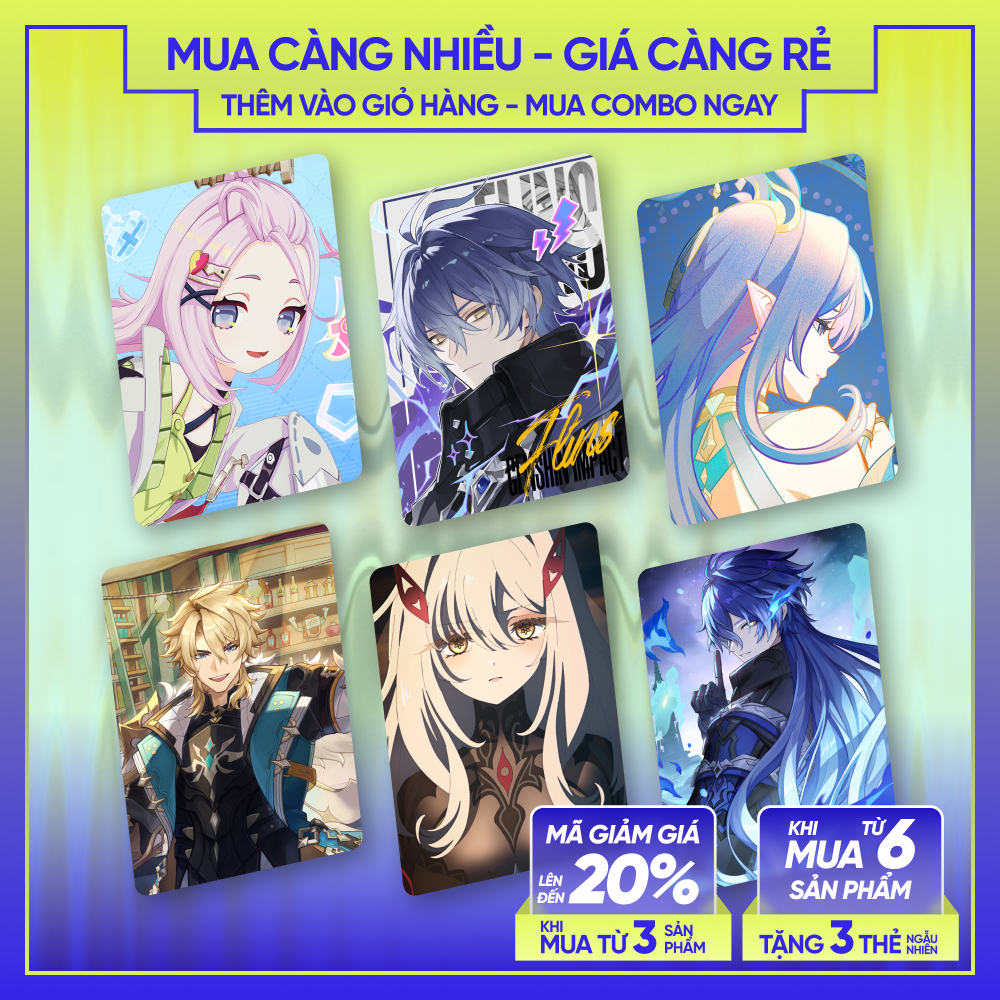 AINO FLINS LAUMA RONOVA VARKA | การ์ดตัวละคร GENSHIN IMPACT | การ์ดมุม