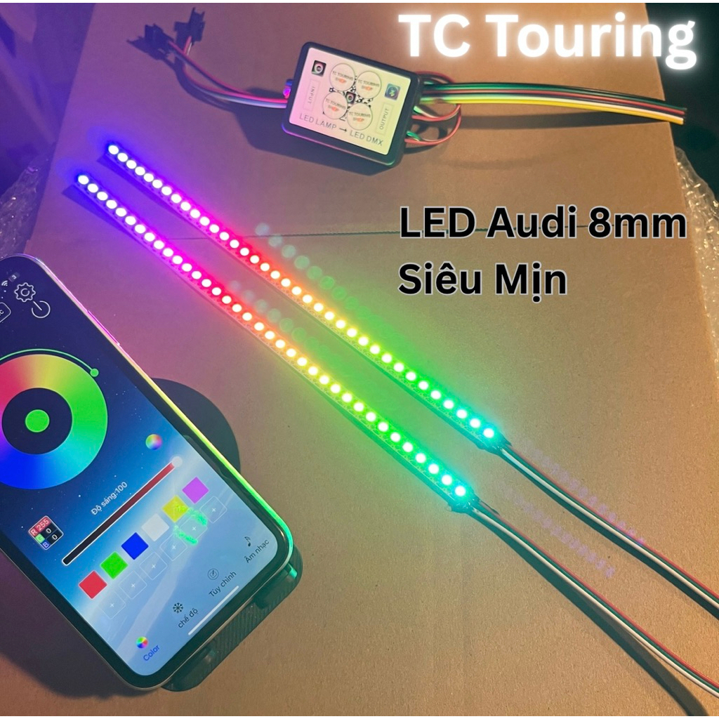 ขนาดเล็ก 8 มม. Audi LED, แอพที่ราบรื่นสุดปรับได้, วงจรเปลี่ยนสี Audi LED LAMP 12V, โมเดลรถ Audi, โหม